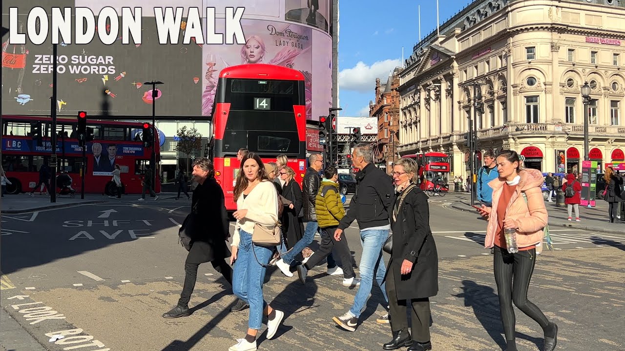 Central London walk | Green Park Station to Leicester Square | London Streets walk [4K HDR]