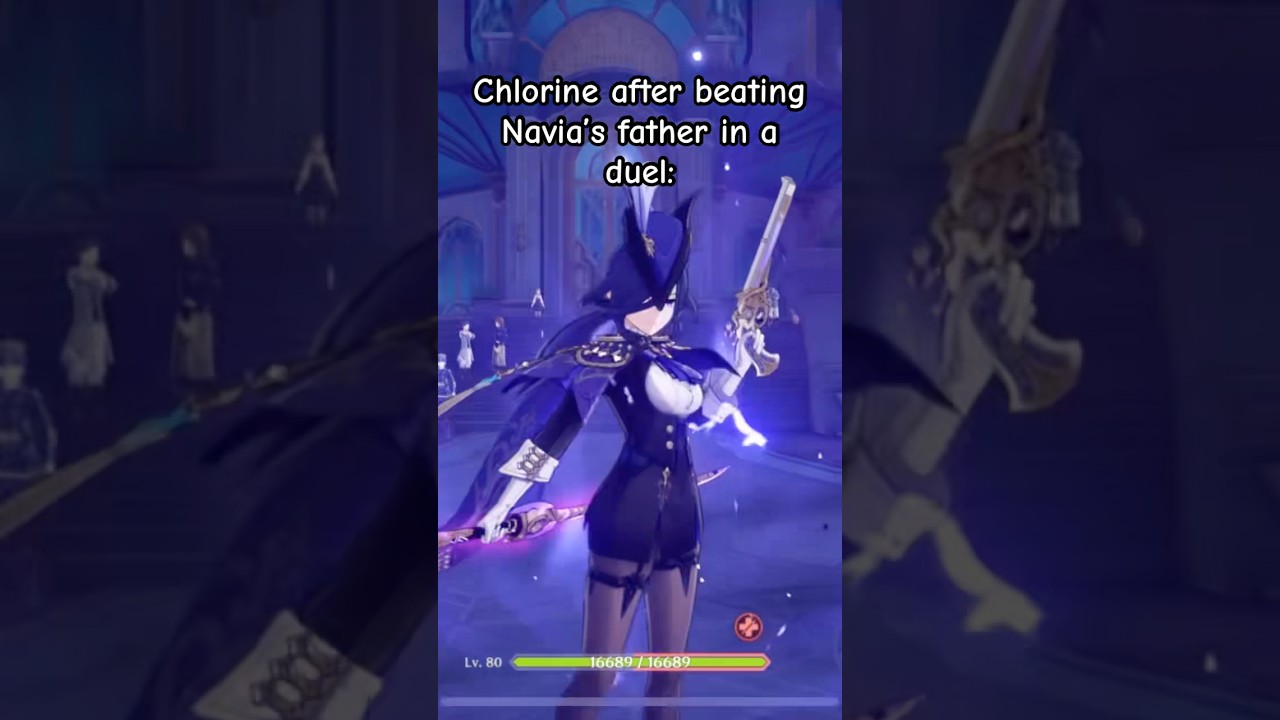 The extra boom is for Navia&rsquo;s mom 🥰 #genshinimpact #genshin #chlorinde #navia #naviagenshin