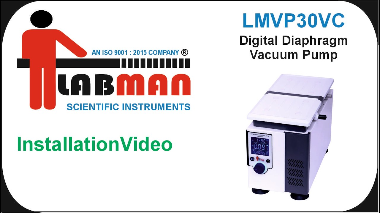 LMVP30VC - Installation Video of Digital Diaphragm vacuum Pump