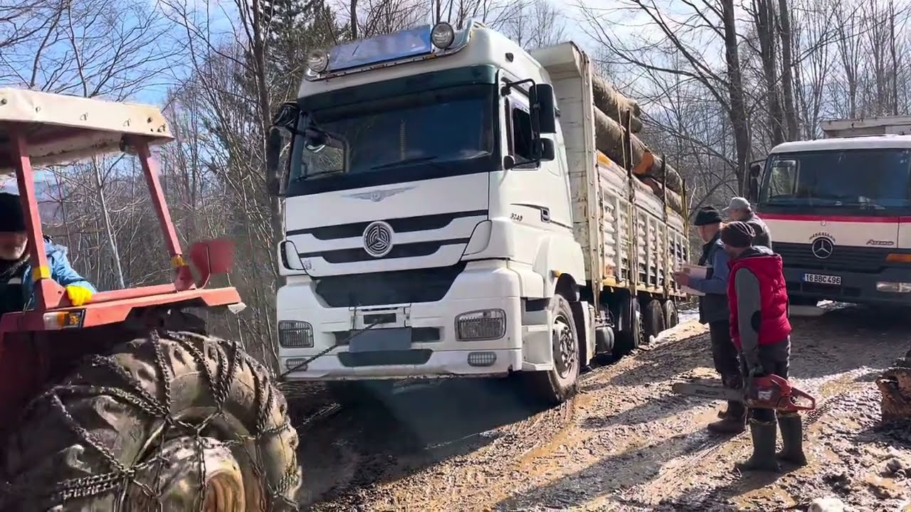 Mercedes-Benz Axor ve Atego'nun Zor Anları 😱