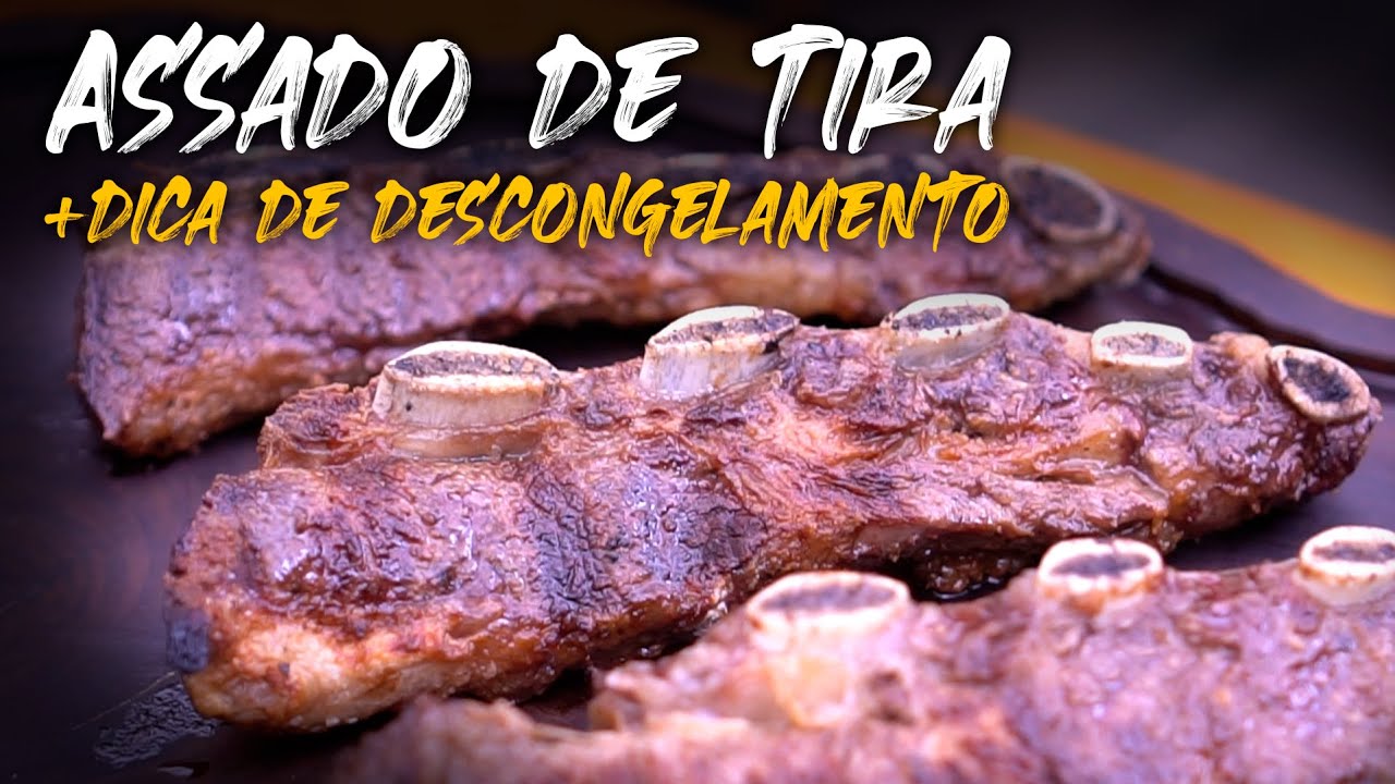 Assado de Tiras (costela do dianteiro) com dica de ouro.