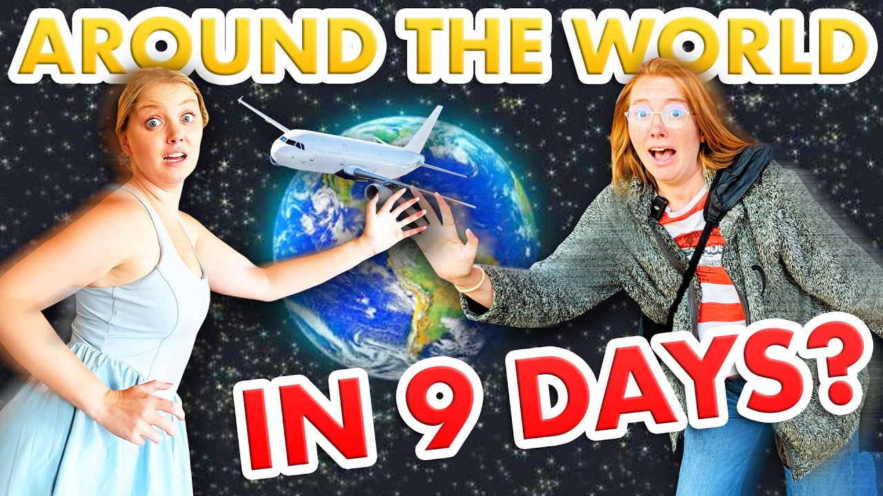 We Tried To Travel AROUND The World In 9 Days (Everything Went Wrong!)