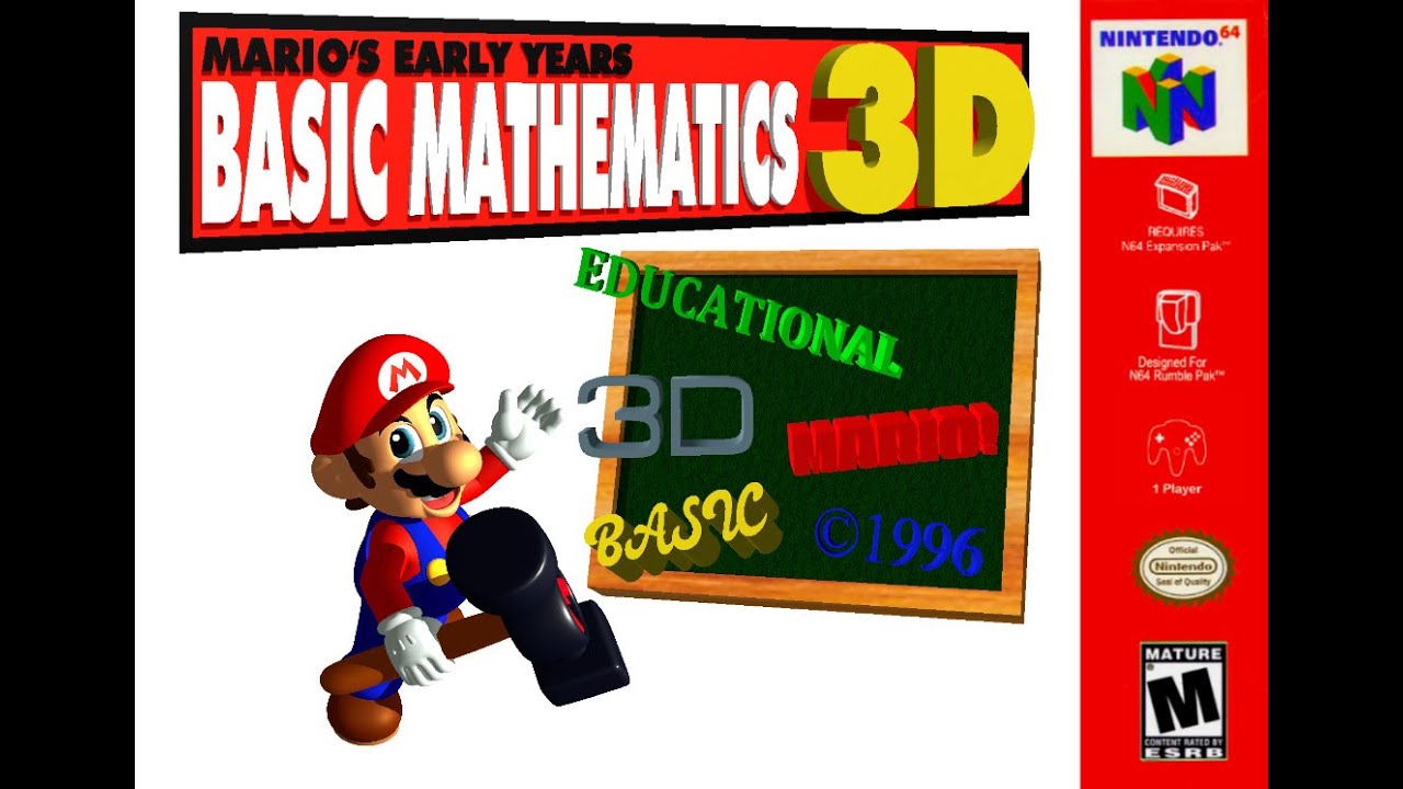 Mario's Early Years: Basic Mathematics 3D (BALDIS BASICS MOD GAMEPLAY)