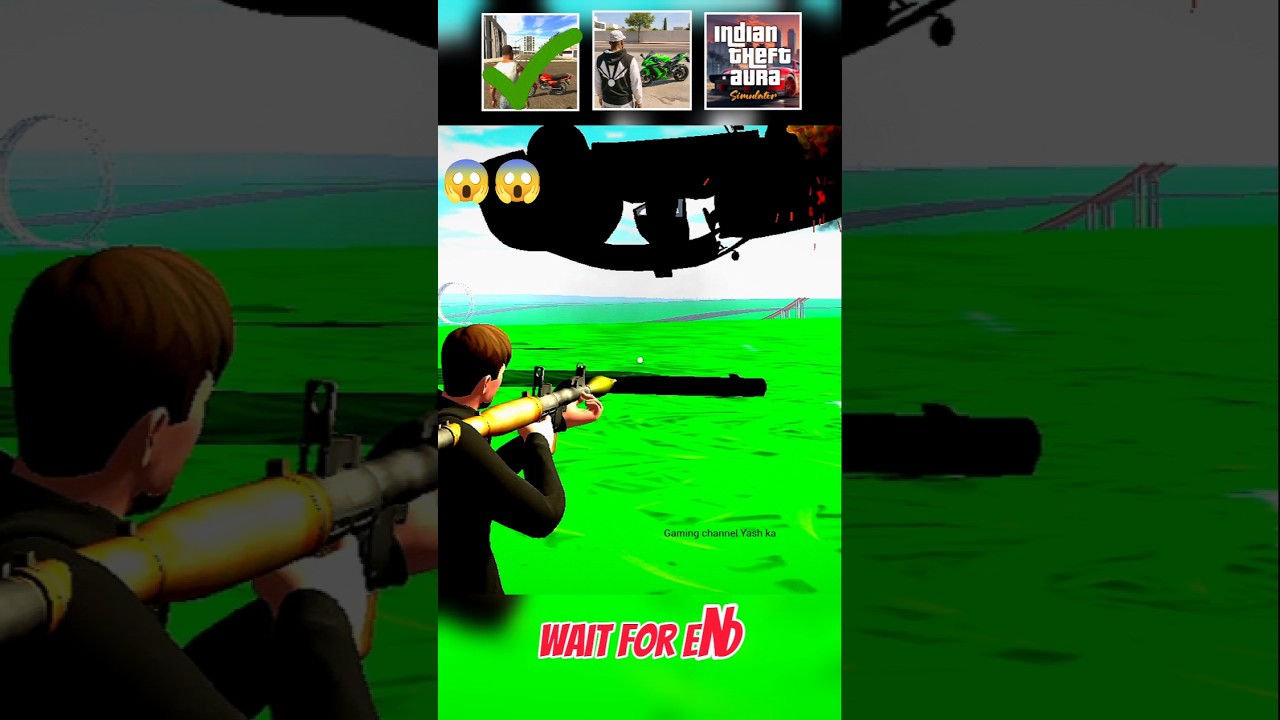 RPG vs. Police Car 💥 vs. 3 Indian Games 😱 Indian Bike 3D vs. ITA vs. GTA 5! 💥 #ibd3d #gaming #gta