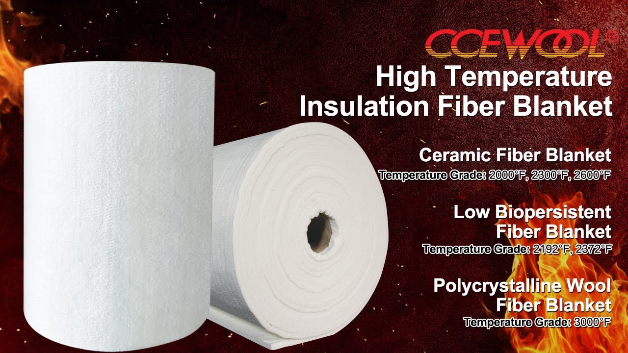 Ceramic Fiber Blanket, Low Biopersistent Fiber Blanket, Polycrystalline Wool Fiber Blanket