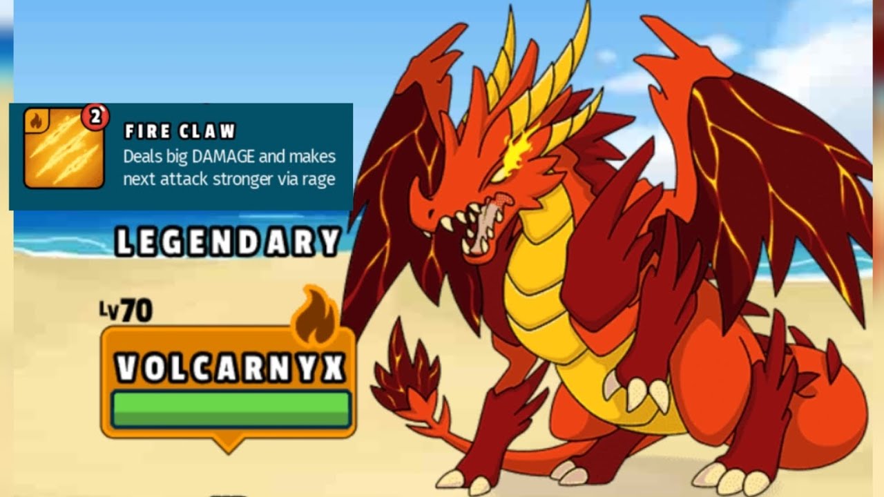 Dynamons World| Trải Nghiệm Sức Mạnh Dynamon Legendary Volcarnyx