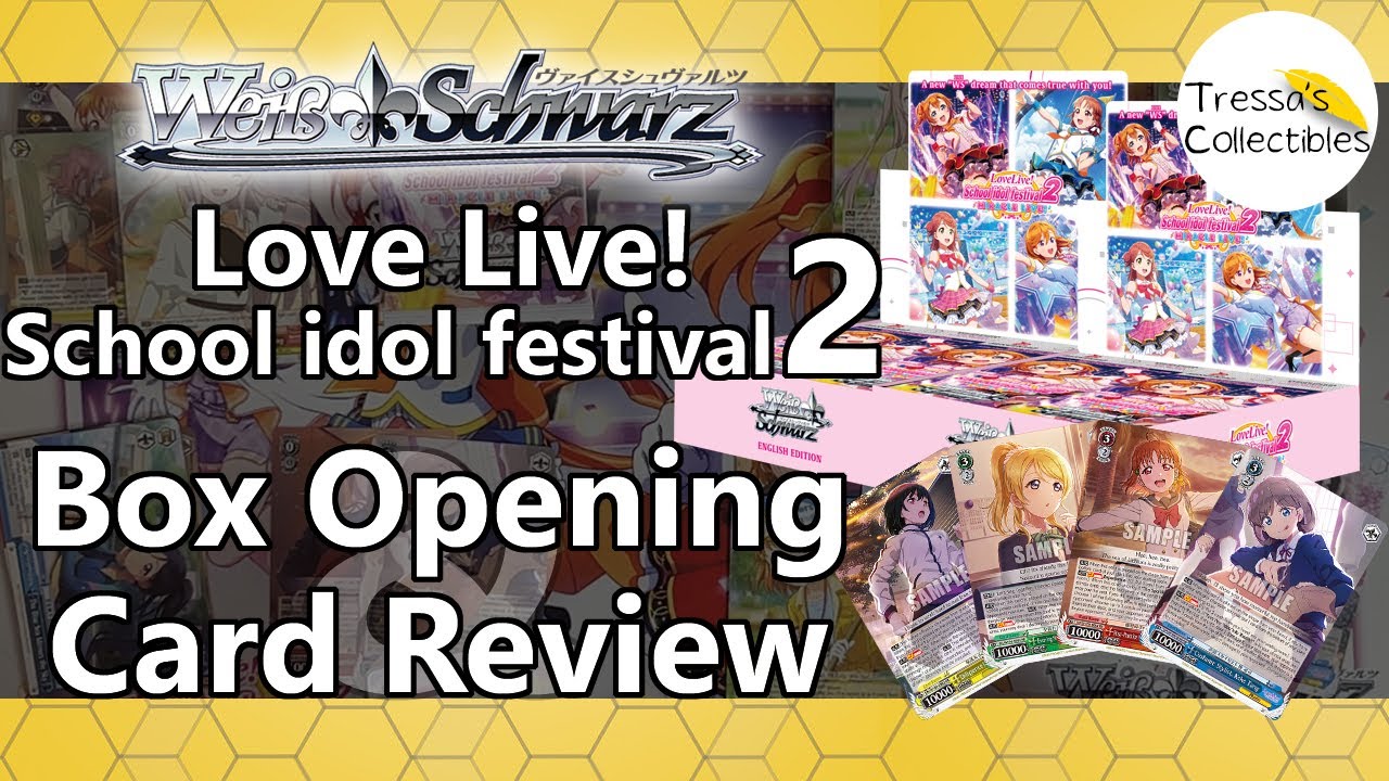 Love Live School Idol Festival 2 - Box Opening & Card Review [Weiss Schwarz TCG]
