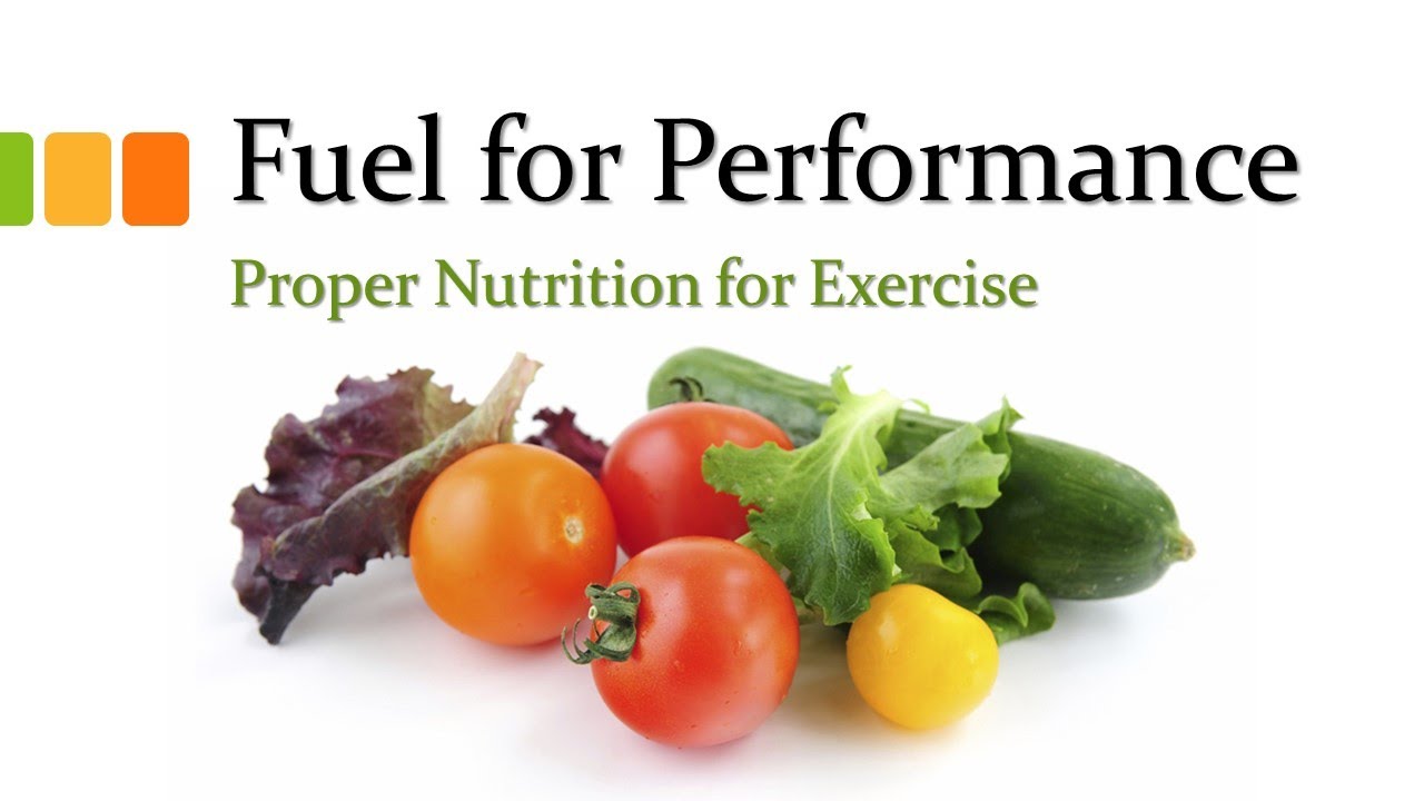 Proper Nutrition for Exercise (Fuel for Performance)