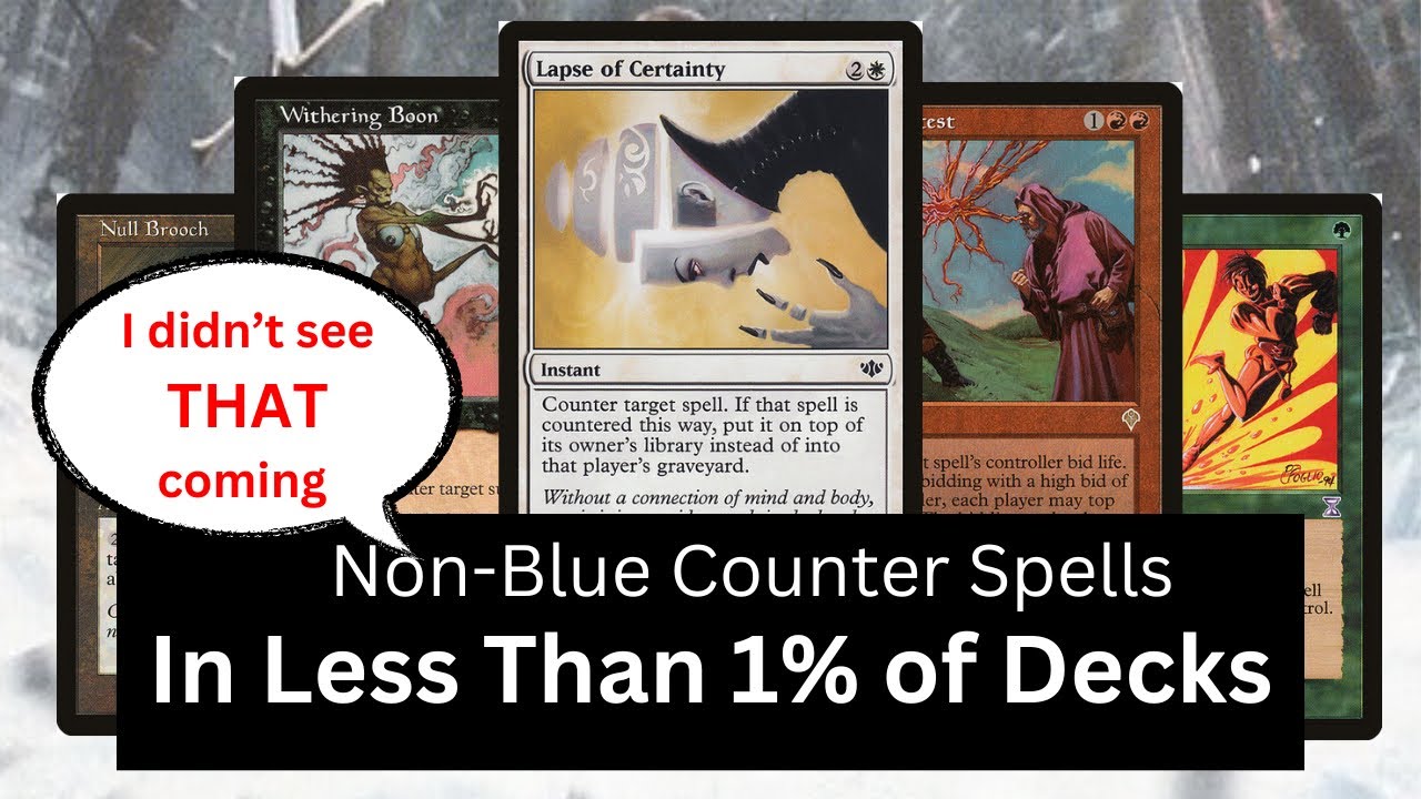 20 Unpopular Counterspells That Break the Color Pie!