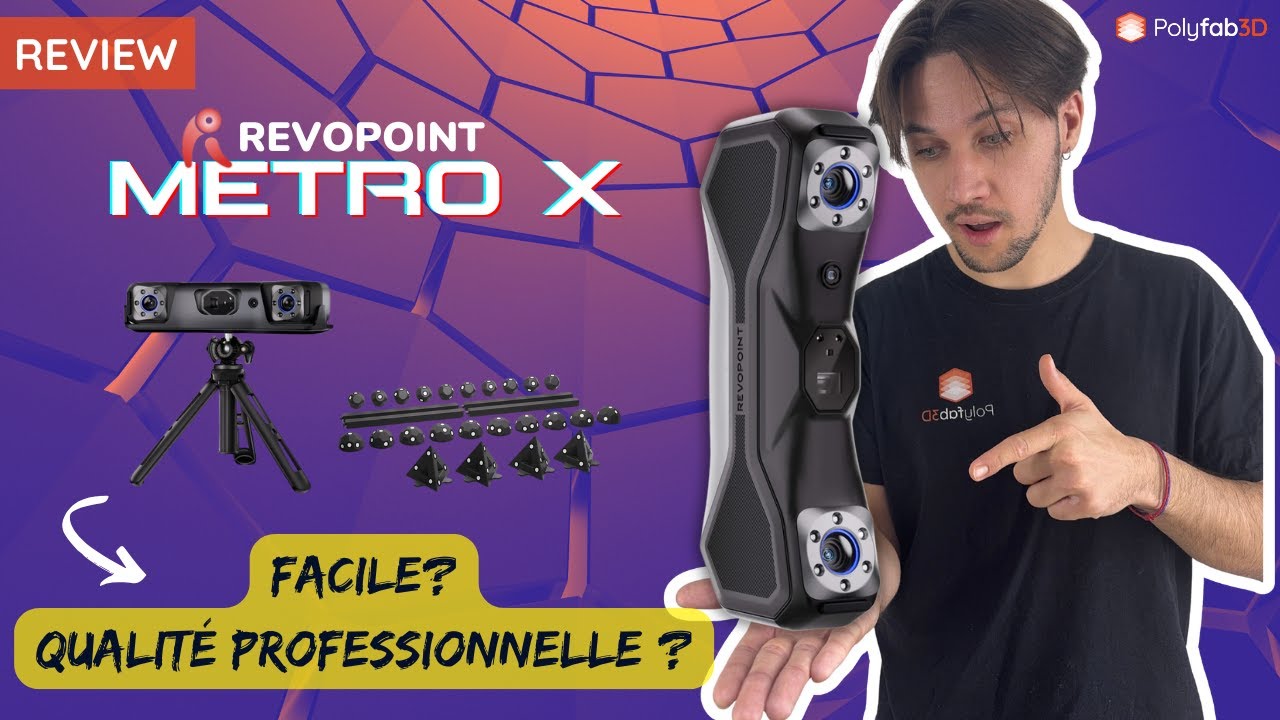 REVOPOINT METRO X, le test ultime ! Scanner 3D Ultra Précis !