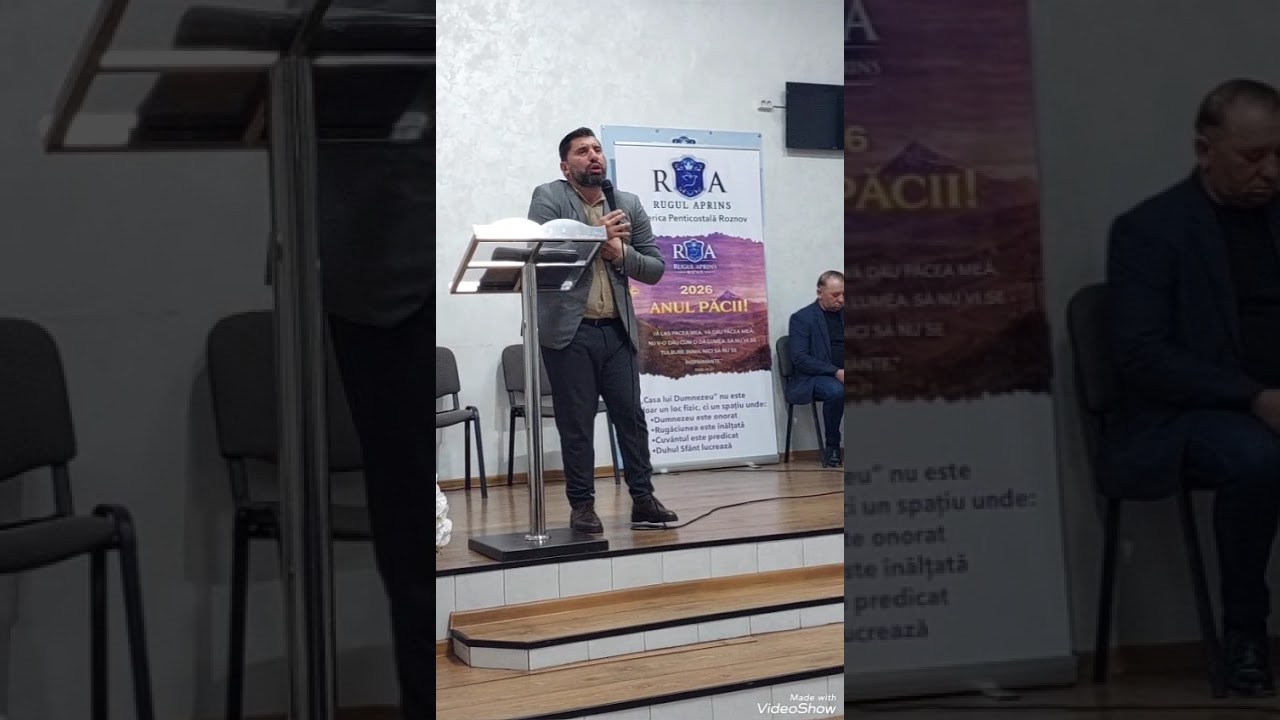 Fr Marius dela Biserica Rugul Aprins din Roznov 