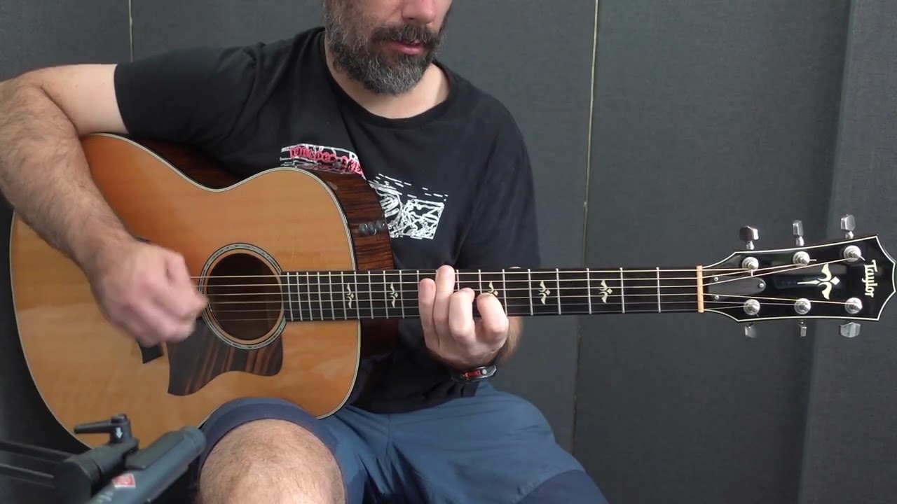 DADGAD on the Taylor 618 - too much, or just right? (playing Carl Miner L S35 M demo tune)