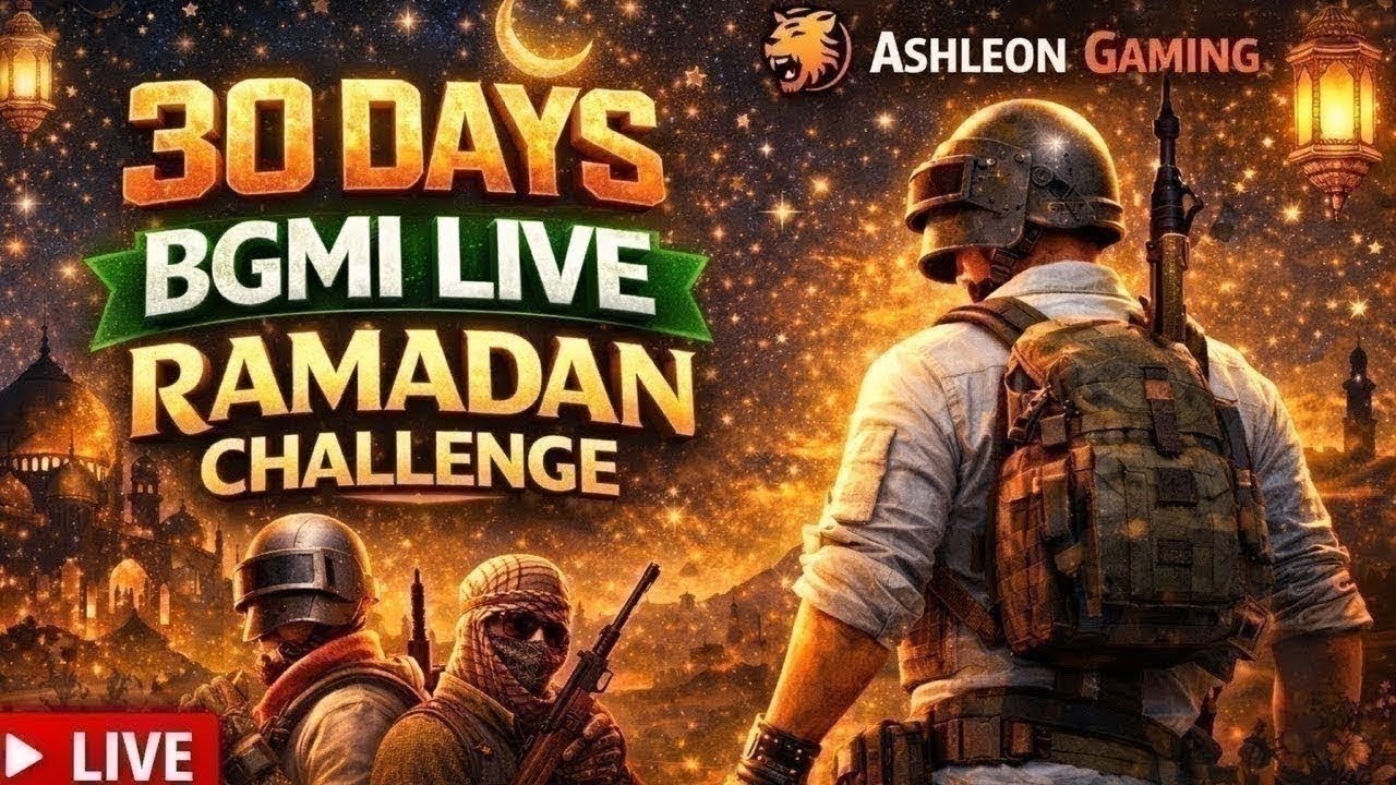 BGMI LIVE 🔴 30 Days Ramadan Challenge | Leon Gaming (2:00AM–3:30AM)