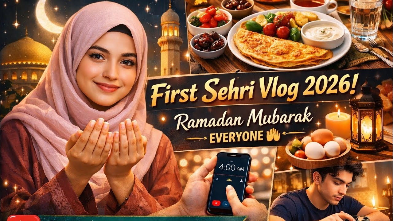 🌙 First Sehri Vlog 2026 | Ramadan Mubarak Everyone 🤲 | Ramadan Preparation Routine