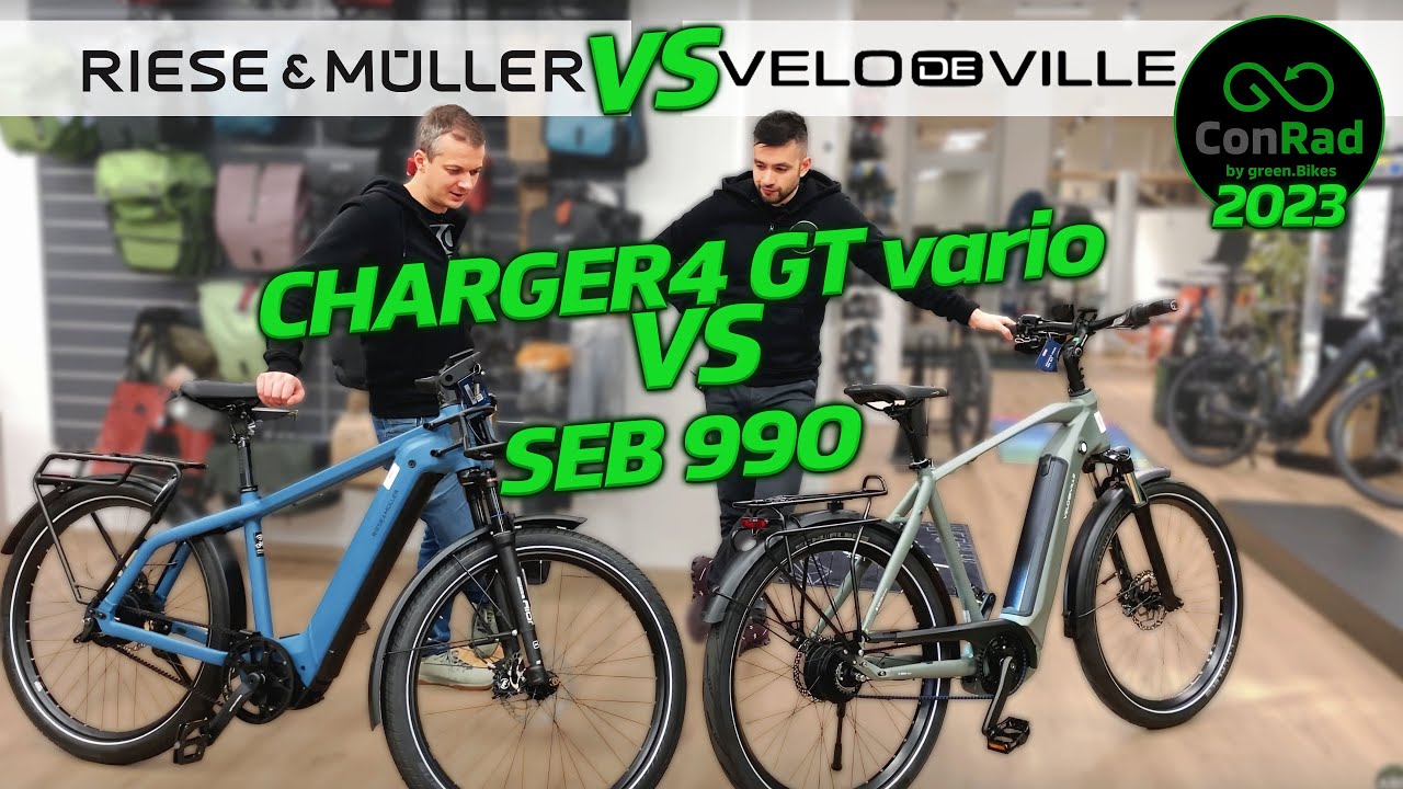 Riese & Müller Charger4 GT vario VS Velo de Ville SEB 990