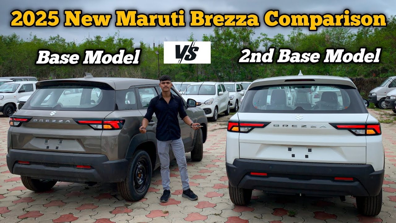 2025 Updated Maruti Brezza LXi VS VXi 🔥 Full Detail Comparison