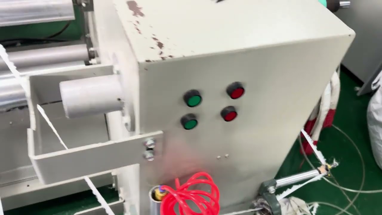 Automatic ultrasonic fabric slitting machine for towel #towels