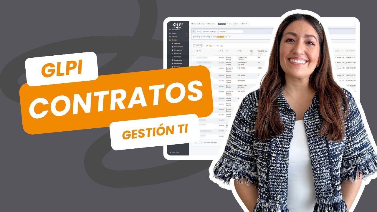 Cómo organizar y gestionar contratos con GLPI #globalsoft #glpi