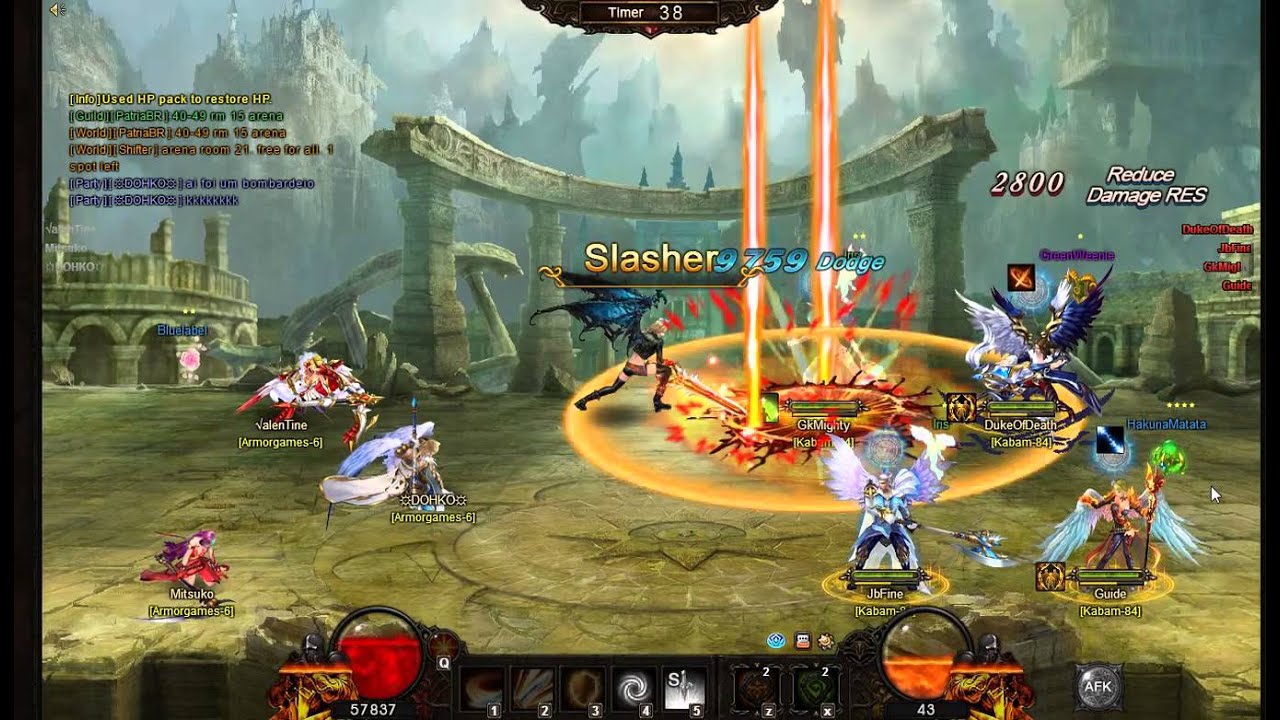 Live Arena 4x4 com os Noobs 38~39 hahaha #42