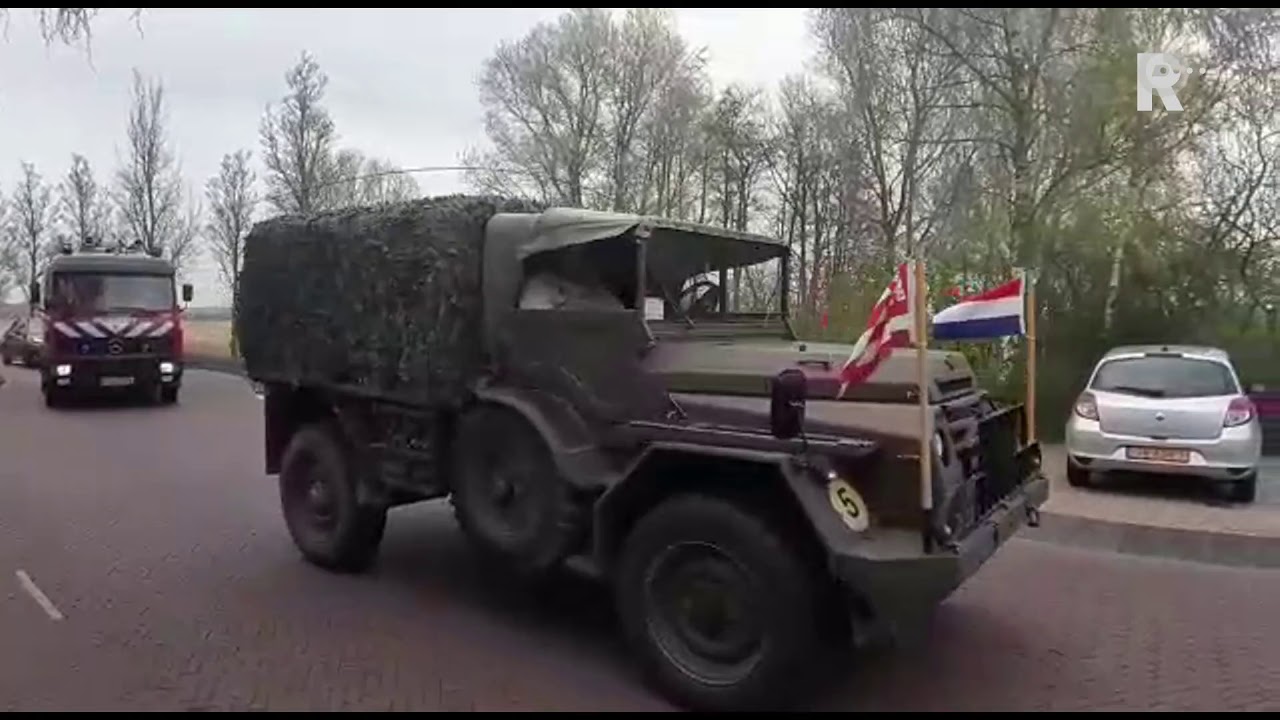 Toeteren en zwaaien tijdens Truckrun op Voorne-Putten