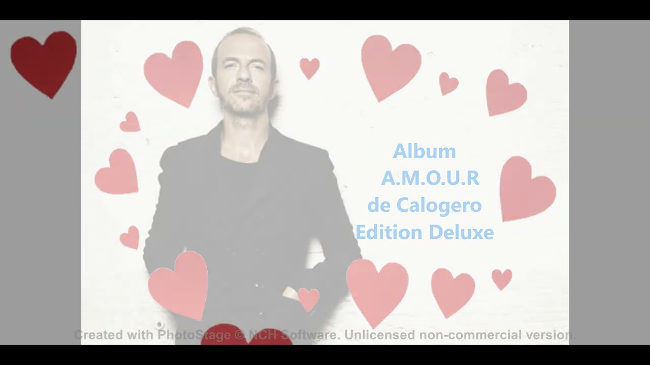 Juste une chanson (lyric avec paroles) de Calogero (A.M.O.U.R Edition Deluxe)