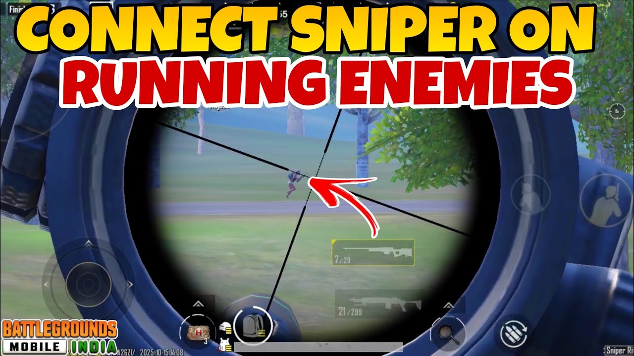 How to hit running enemies with sniper in bgmi | bgmi sniper guide | Bgmi tips and tricks