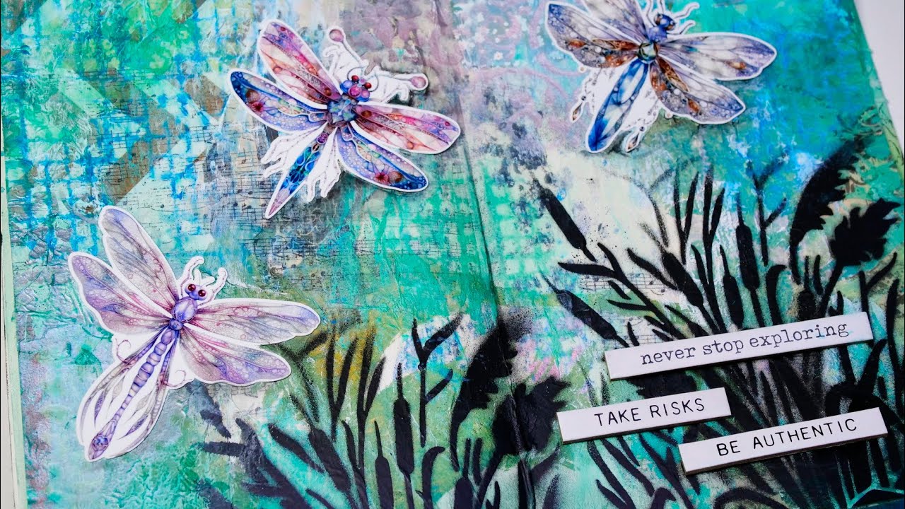 The Intuitive Collage Process | Getting Past a Creative Block