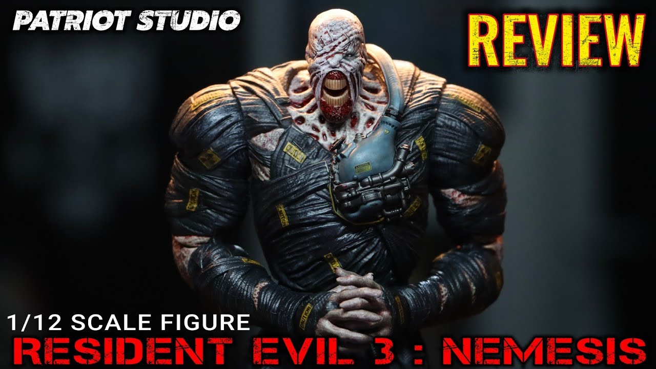 RESIDENT EVIL 3 NEMESIS 1/12 SCALE FIGURE. PATRIOT STUDIO REVIEW 