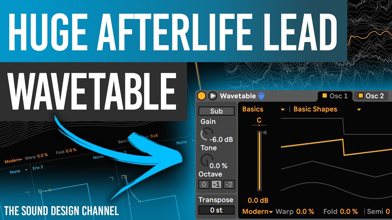 WAVETABLE Tutorial | Huge Lead Sound, Afterlife Style | 
