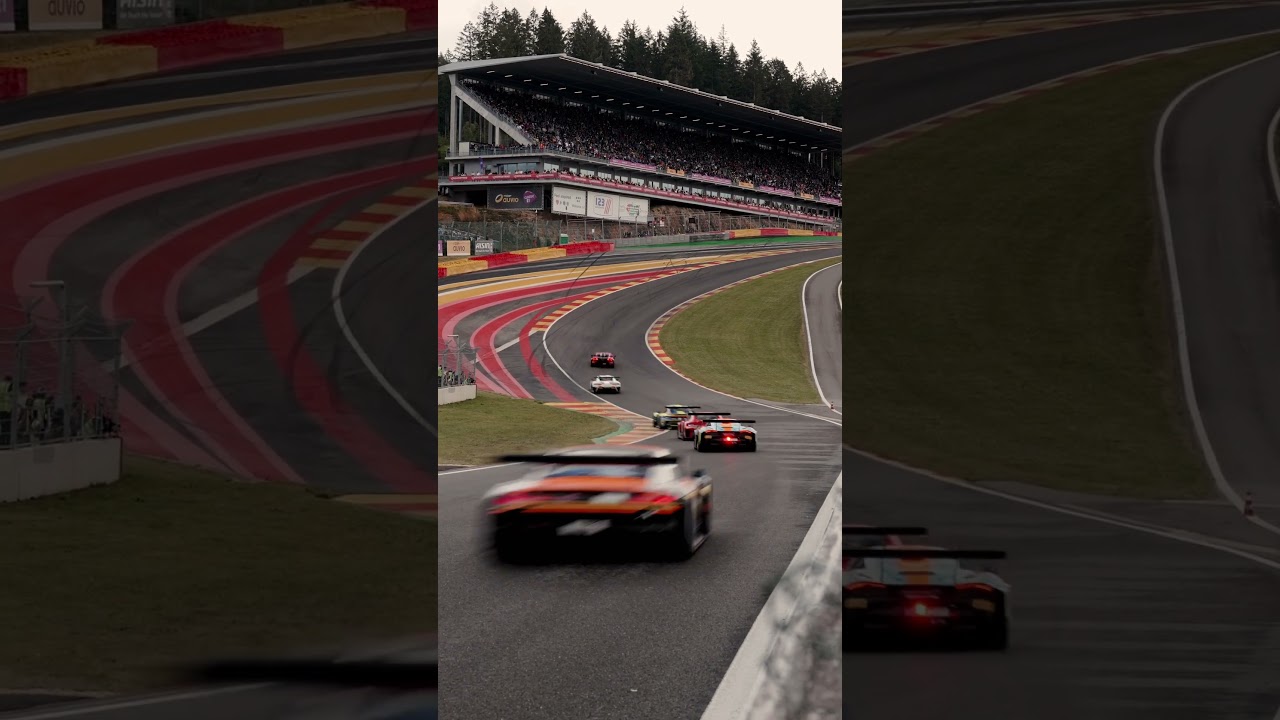 GT4 vs GT3 at Eau Rouge - Spa-Francorchamps