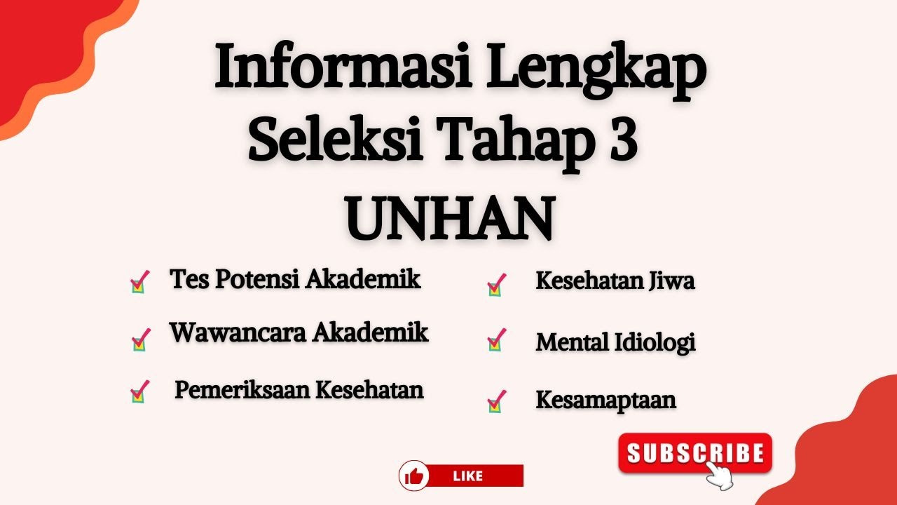 Informasi Lengkap Tahapan Seleksi Akhir UNHAN