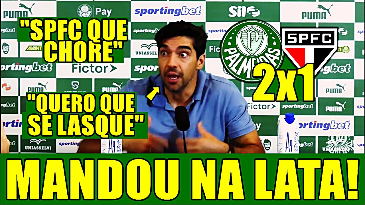COLETIVA DE ABEL FERREIRA APÓS PALMEIRAS X SÃO PAULO