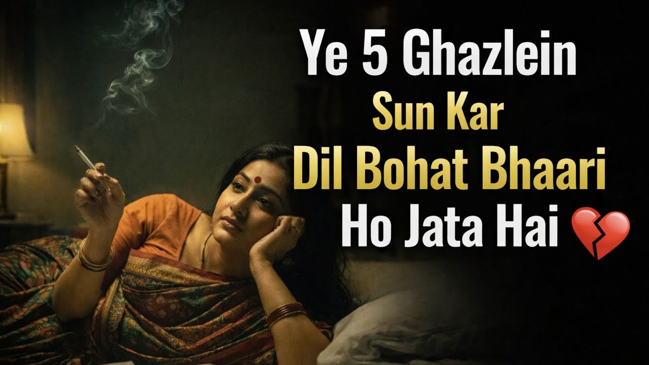 Ye 5 Ghazlein Sun Kar Dil Bohat Bhaari Ho Jata Hai 💔