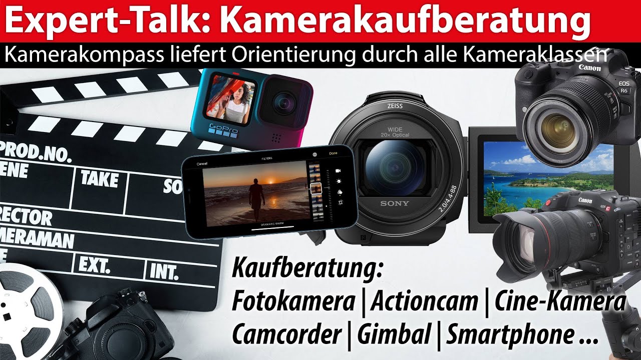 Kamerakaufberatung: Orientierung quer durch alle Kameraklassen die perfekte Videokamera finden