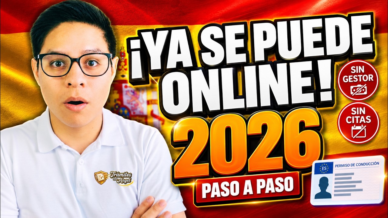 ¡Canjea tu Carnet de Conducir Online en España (2025)! ✅ Paso a Paso SIN Cita ni Gestores