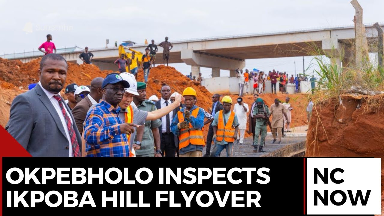 Okpebholo Inspects Ikpoba Hill Flyover Unannounced