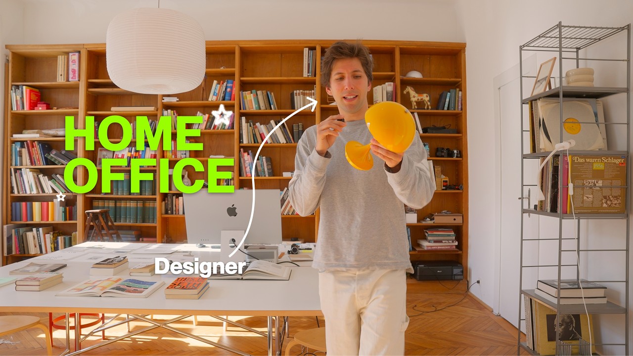 My Warm & Modern Creative Home Office (Tour)