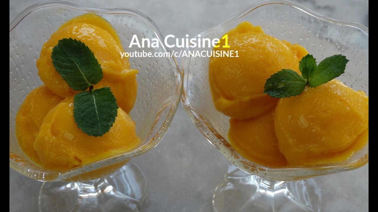 Sorbet MANGUE - Fruit de la Passion - Un Délice