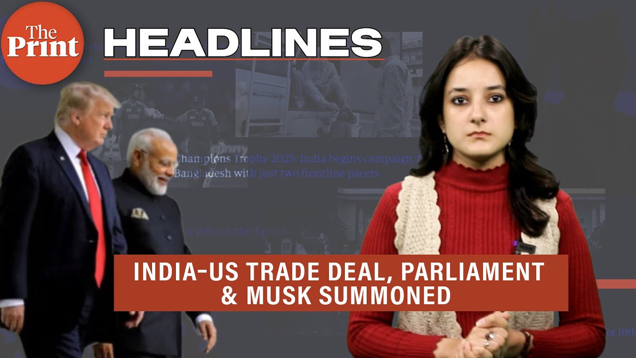 Trump & Modi seal India-US trade deal, 8 Congress MPs suspended by Lok Sabha, & Elon Musk summoned