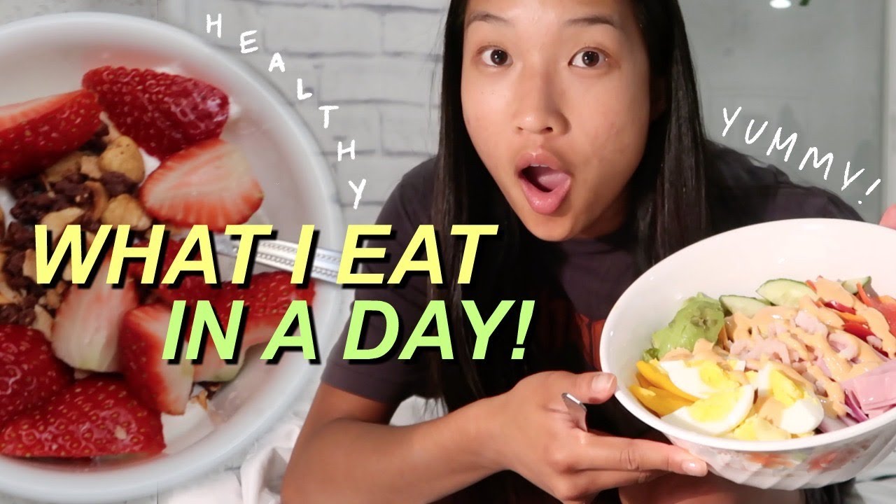 WHAT I EAT IN A DAY | Healthy Meals + Cardio Running Workout!