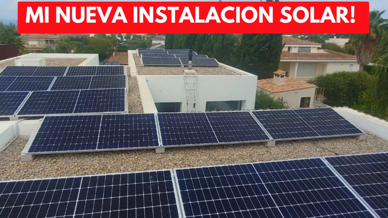 MI NUEVA INSTALACIÓN FOTOVOLTAICA!