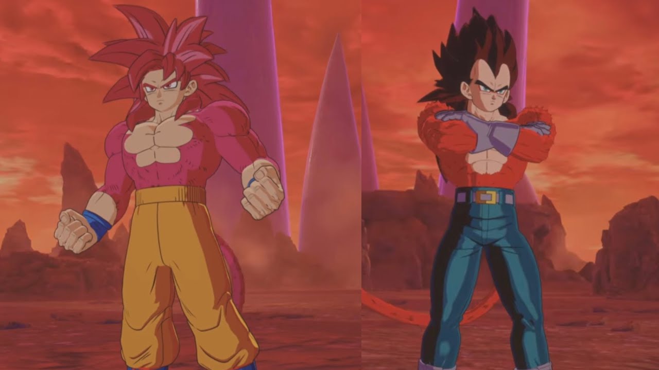 Daima Ssj4 Goku vs Ssj4 Vegeta - Dragon ball sparking zero
