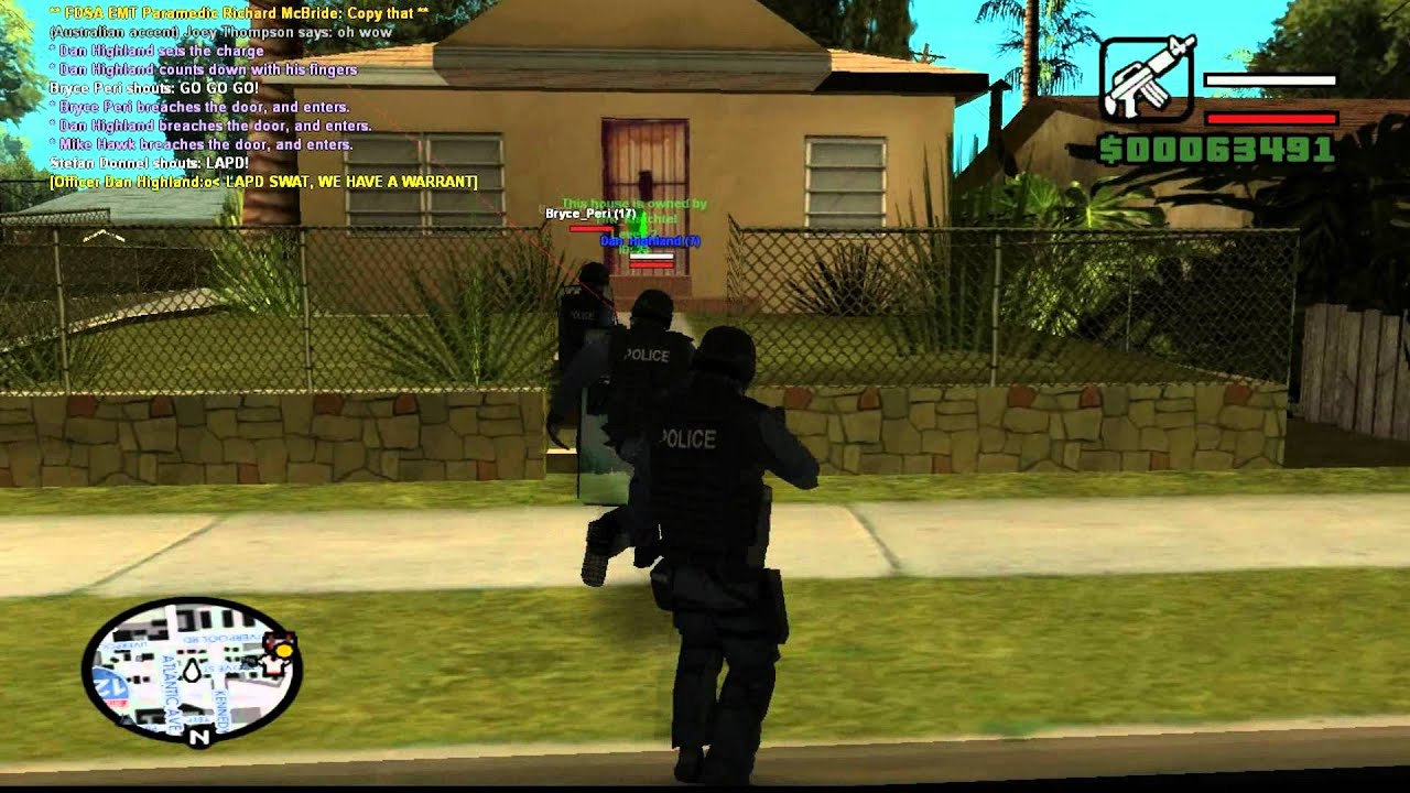 [SA:MP] LAPD Swat Raid