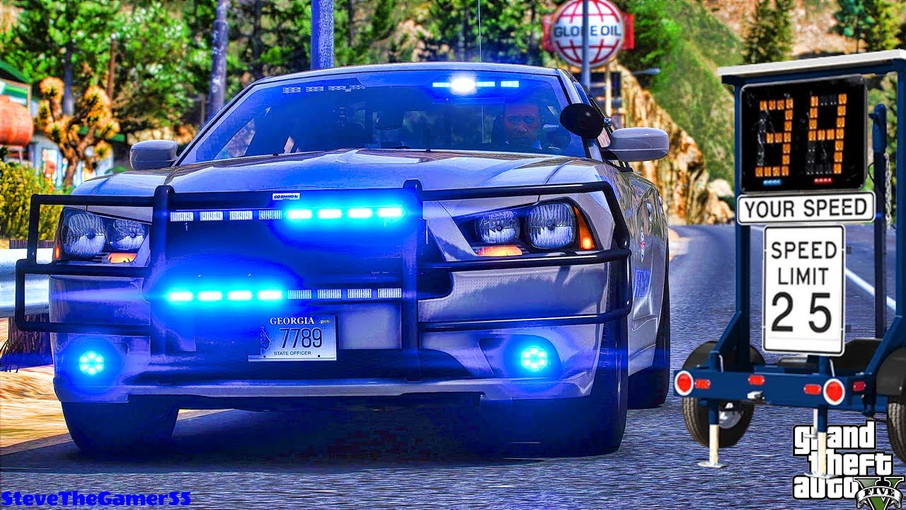 Playing GTA 5 As A POLICE OFFICER Highway Patrol| GSP|| GTA 5 Lspdfr Mod| 4K