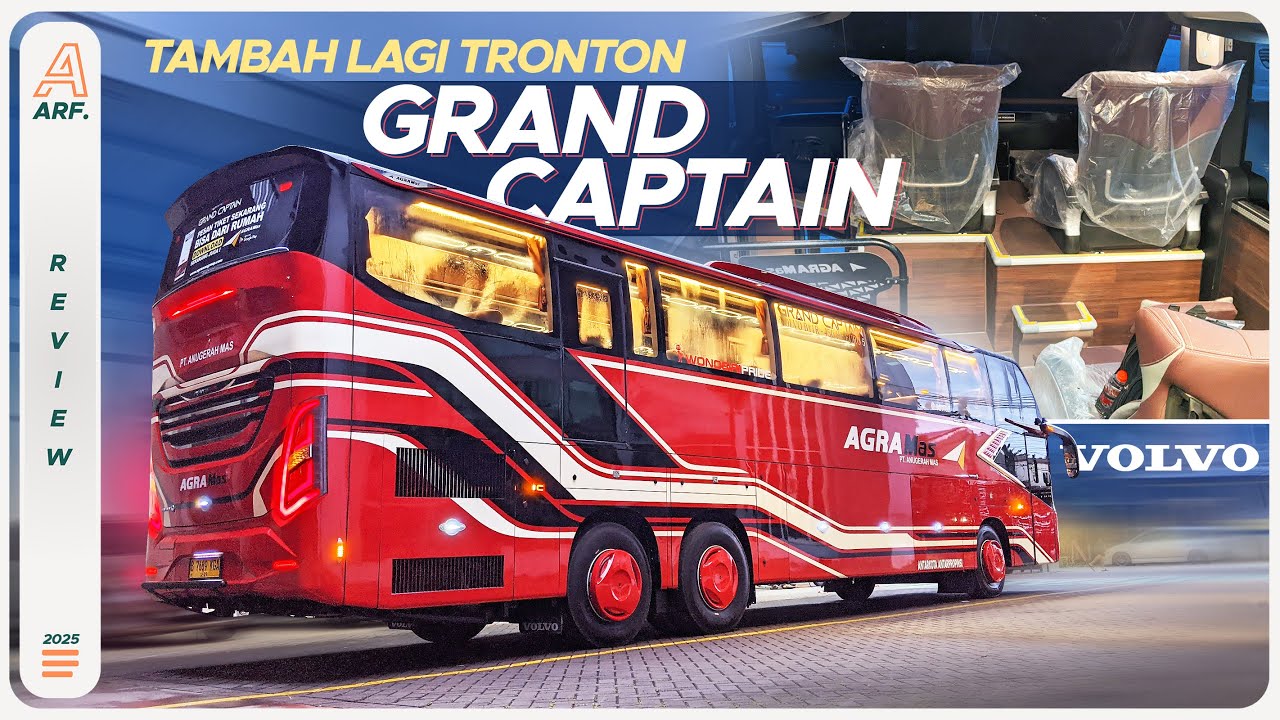 AGRA MAS Tambah 1 Unit Lagi VOLVO B11R Berbody Avante H9 GRAND CAPTAIN