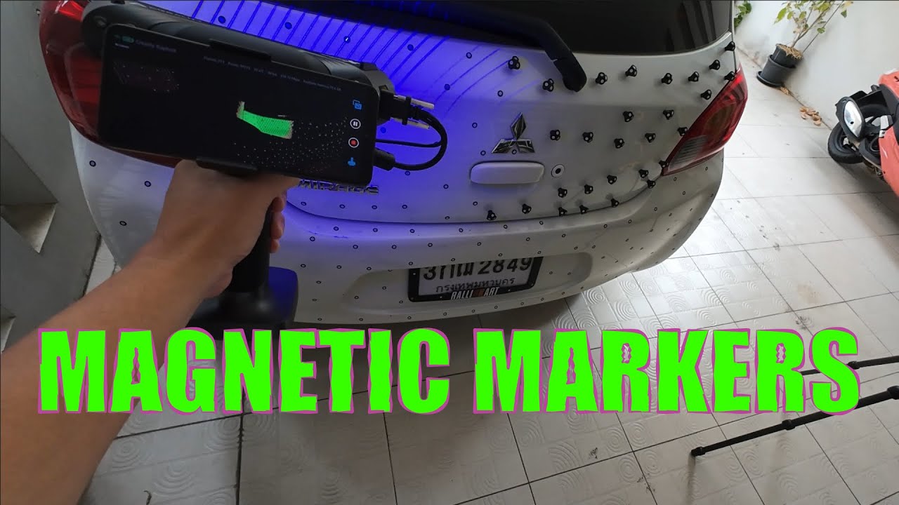 3D Scanner Magnetic Marker Showdown - CR Scan Raptor X and Otter
