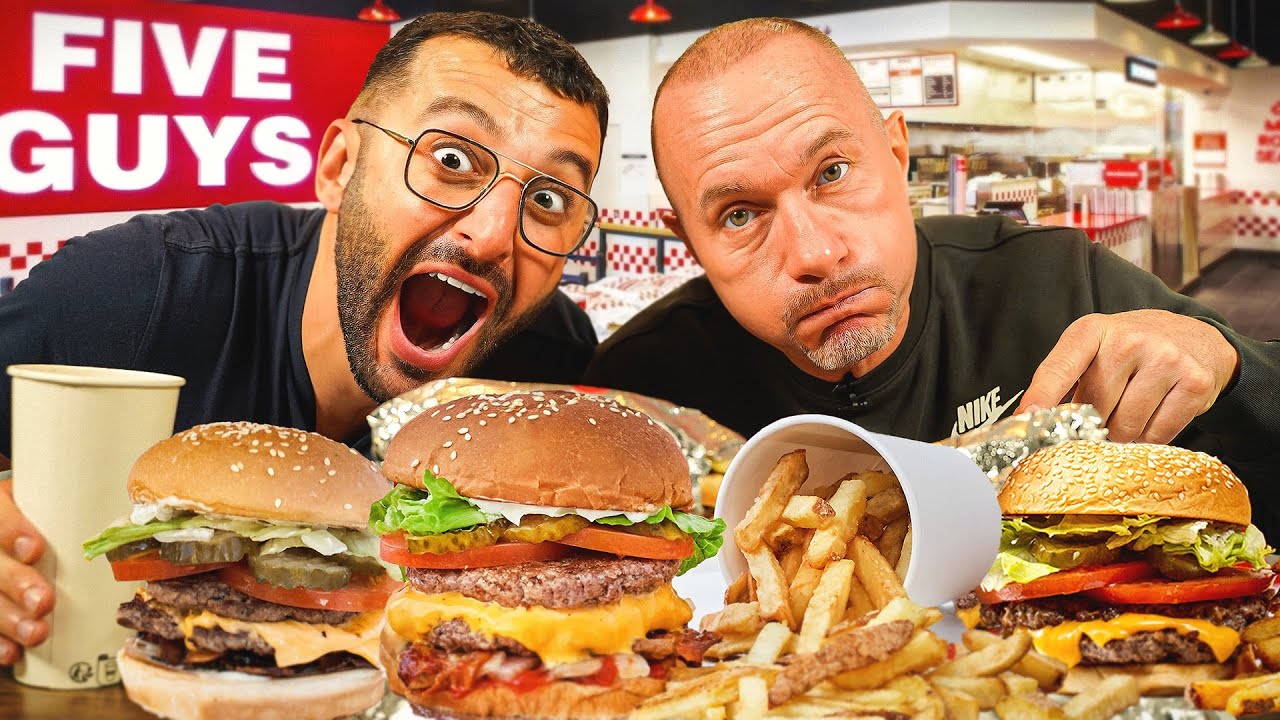 On a acheté toute la carte de Five Guys !