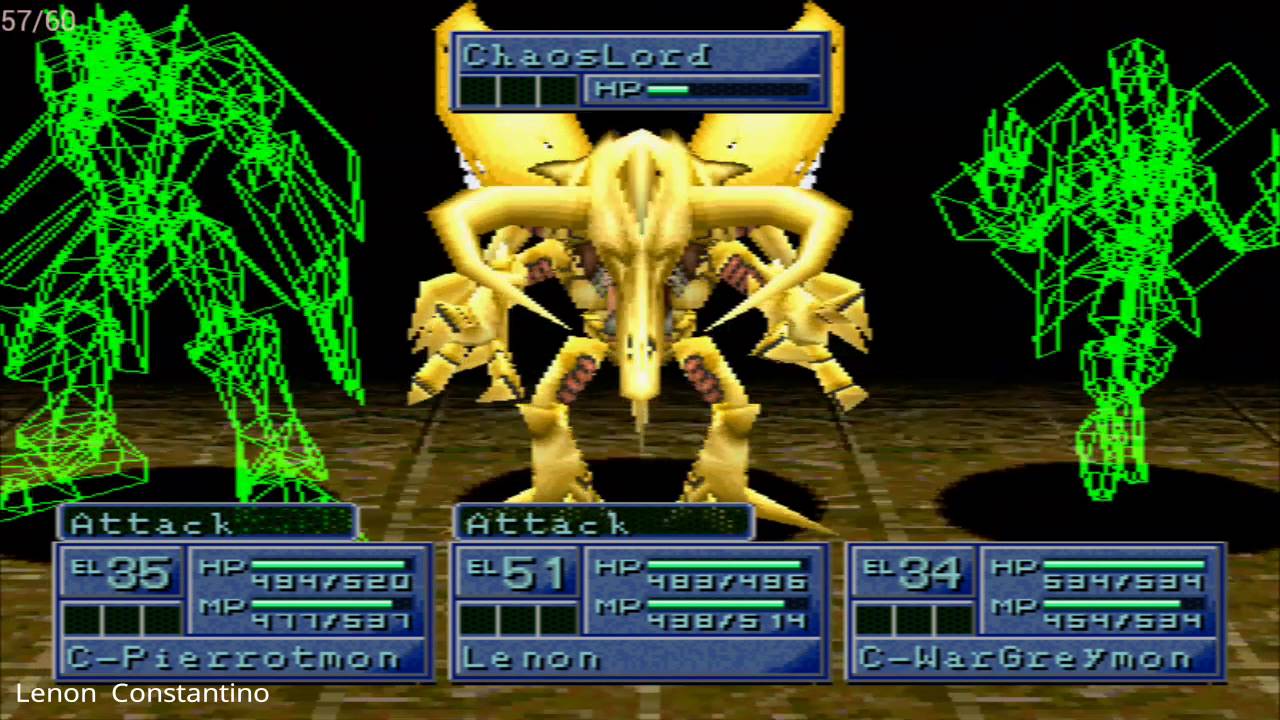 Digimon World 2 - How to get Chaos Lord without Game Shark