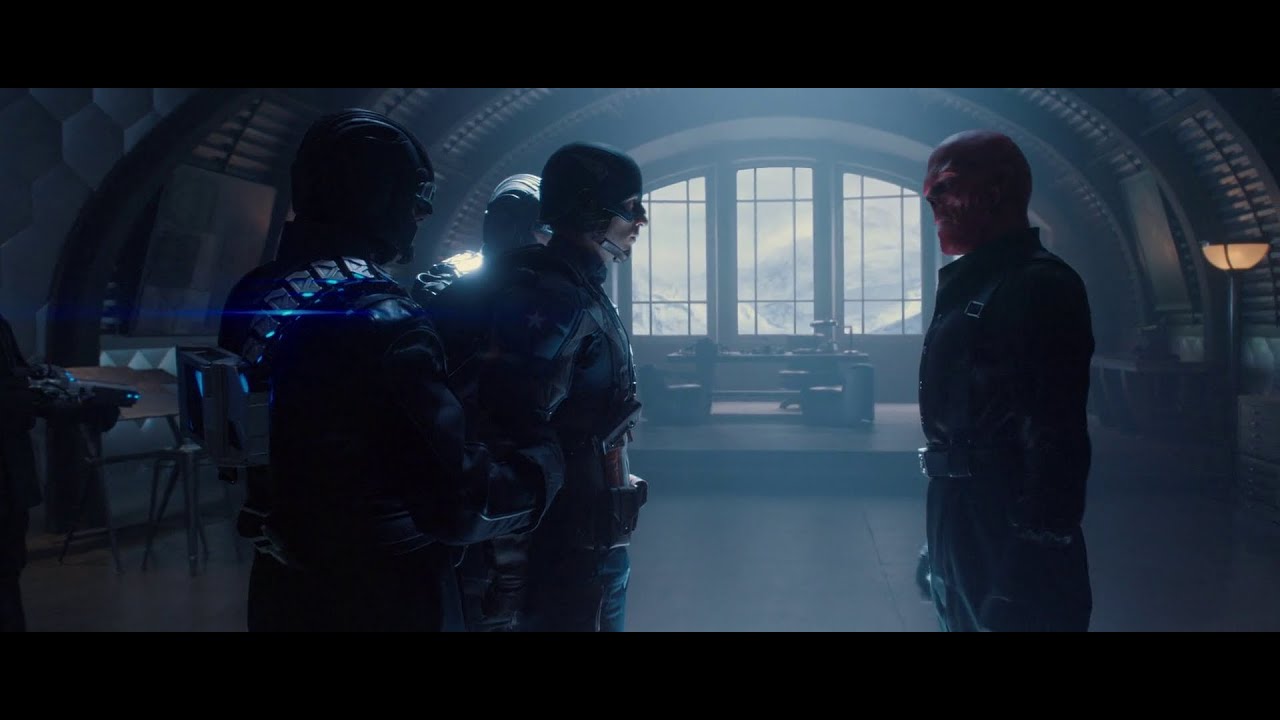 Captain America Attacks Hydra Base