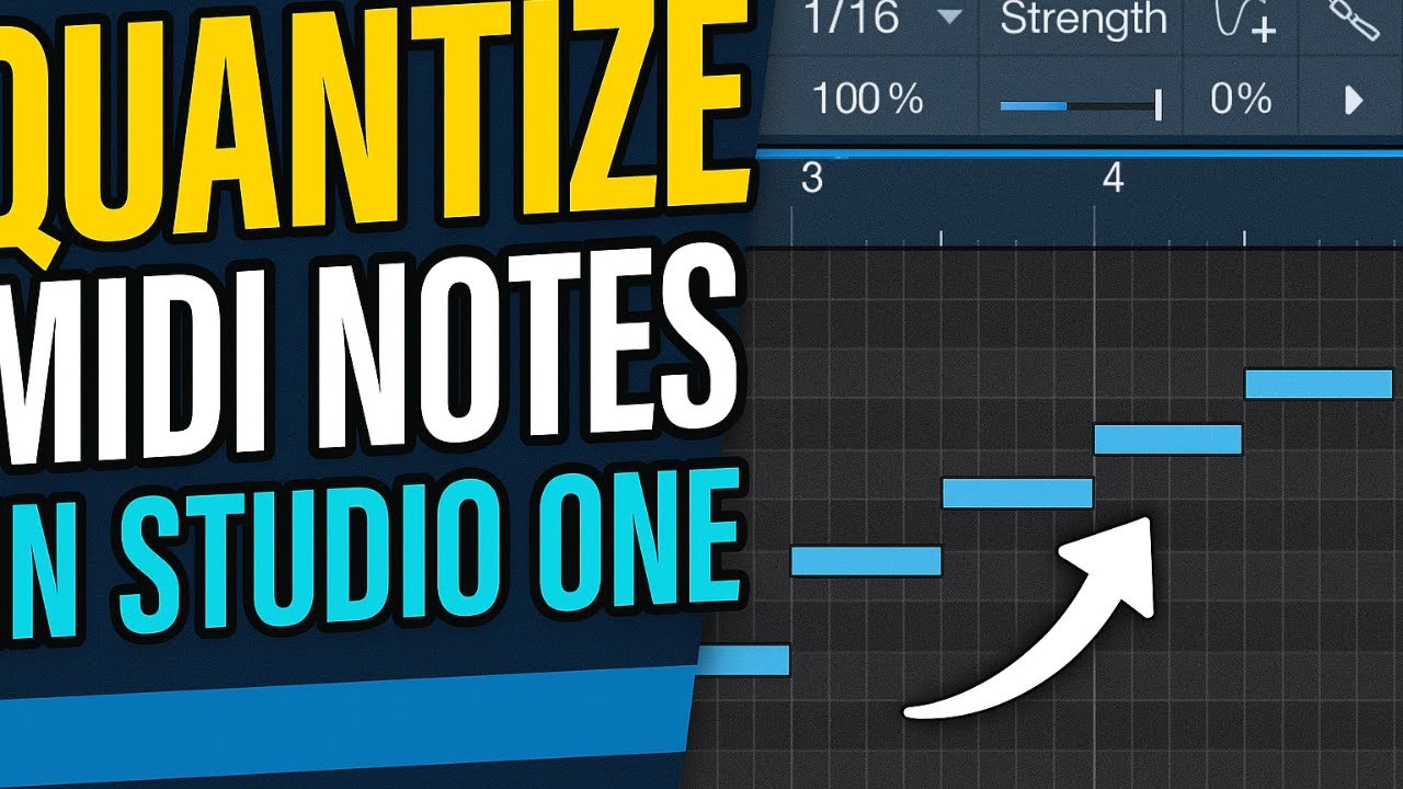 🎹 How to Quantize MIDI Notes in Studio One | Quick Tutorial for Beginners 🎧